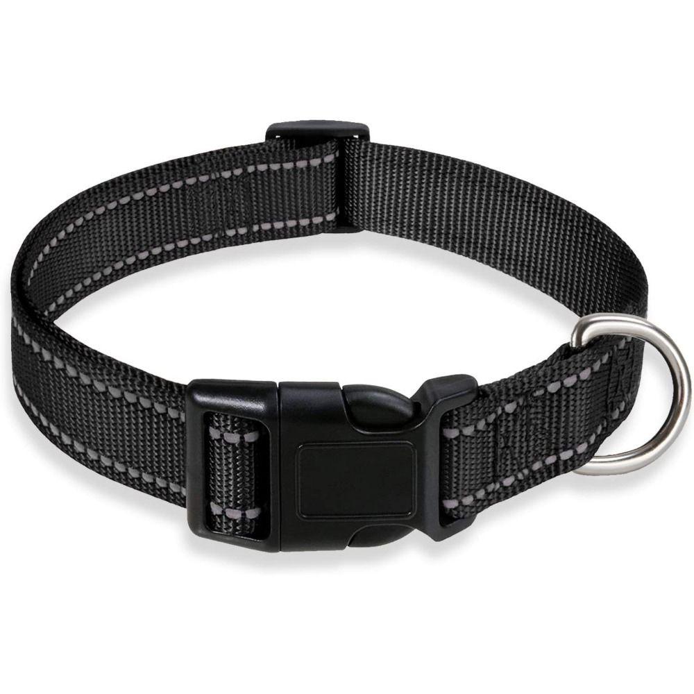

Neck Strap Pet Supplies Nylon Traction Rope Pet Leash Adjustable Pet Collar Reflective Dog Collar