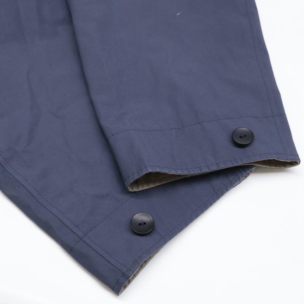 COHERENCE JACQUES Weather Resistant Cotton Light Reversible Jacket XS Navy / KhakiUsed