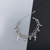 JYL TS Bracelet Ladies Double Chain  Cross Charm Boosts Confidence & Style