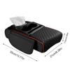 2 in 1 Cuscino per Bracciolo Auto Spugna Ispessita Organizer per Bracciolo Console Centrale con Portabicchieri Portatovaglioli Borsa per Auto SUV Camion