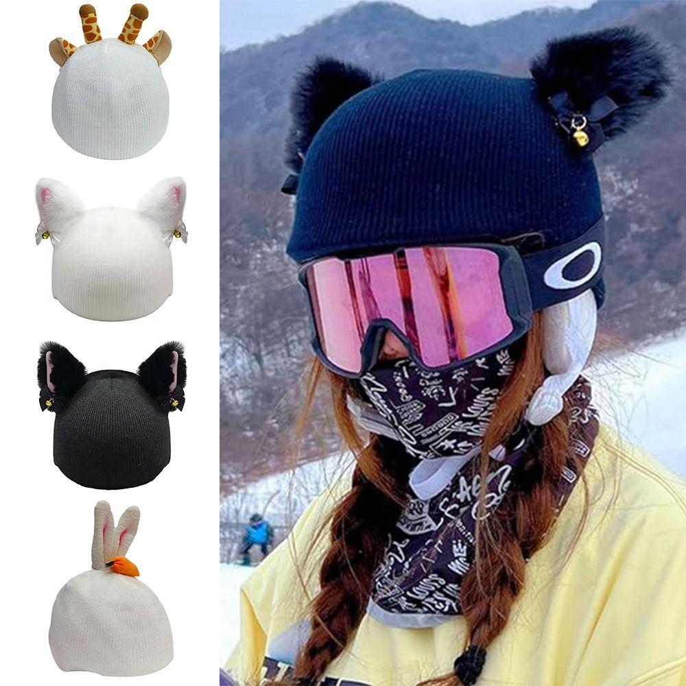 Windproof Skiing Helmet Covers Warm Helmet Protections Covers  Decorate Your Helmet
