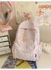 Schoolbag Cute Schoolbag Female Junior High School Mori Backpack Niche High Value Small Fresh Ins Plaid Light Multi-compartment Backpack