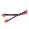 Deans Style T Plug 2 Male To T Plug 1 Female Power Cable Silicone Wire for 2 6S Lipo Battery