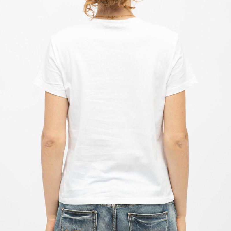 Tee shirt imprimé coloré Bisous col rond manches courtes tara Femme LA PETITE ETOILE