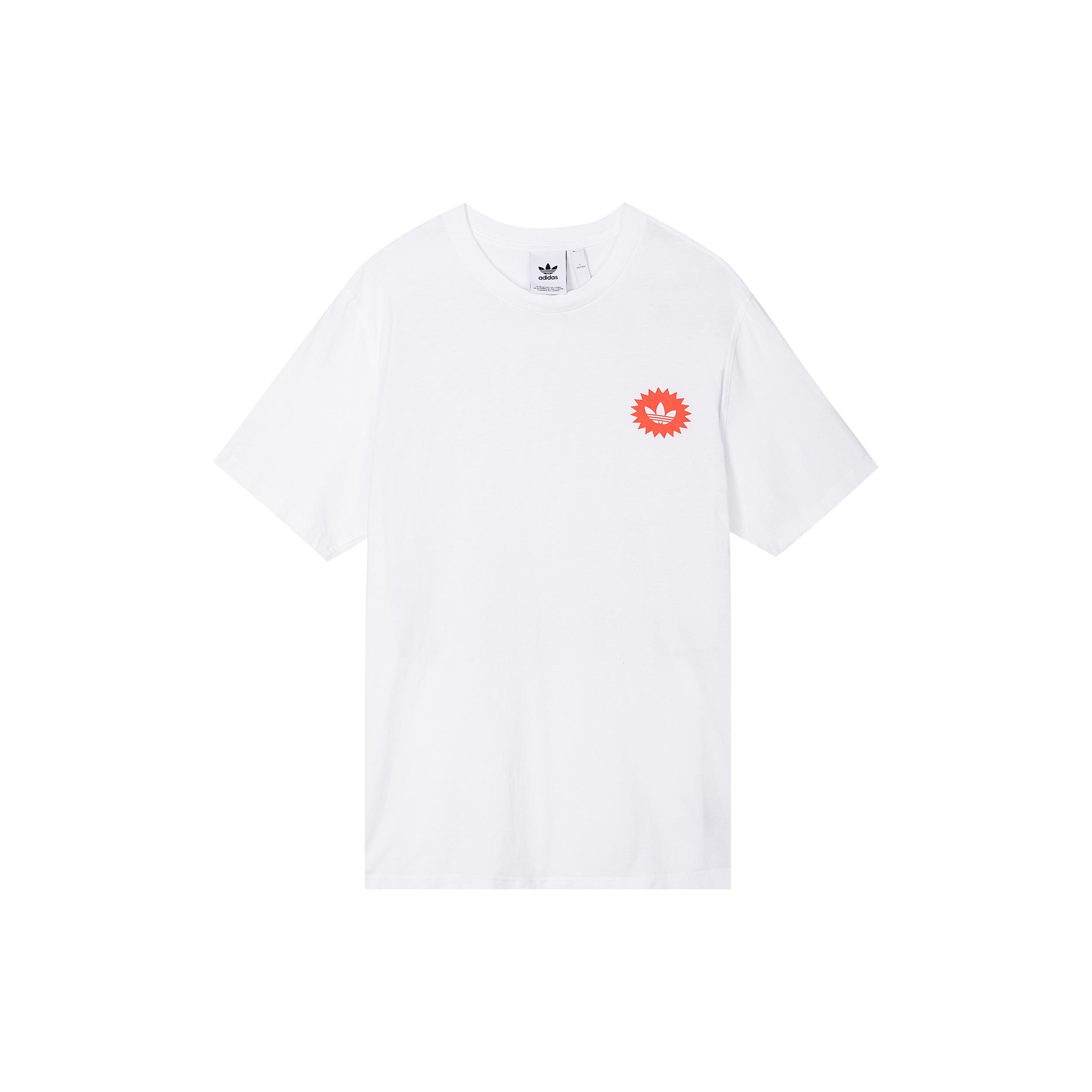 adidas originals Bodega Poster Back Printing Short Sleeve White Men s ED7066 L