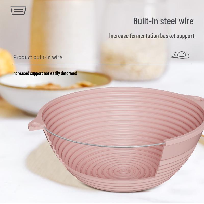 Faltbarer Silikon-Brotgärkorb: Große Kapazität, Hitzebeständig für Ofenbacken