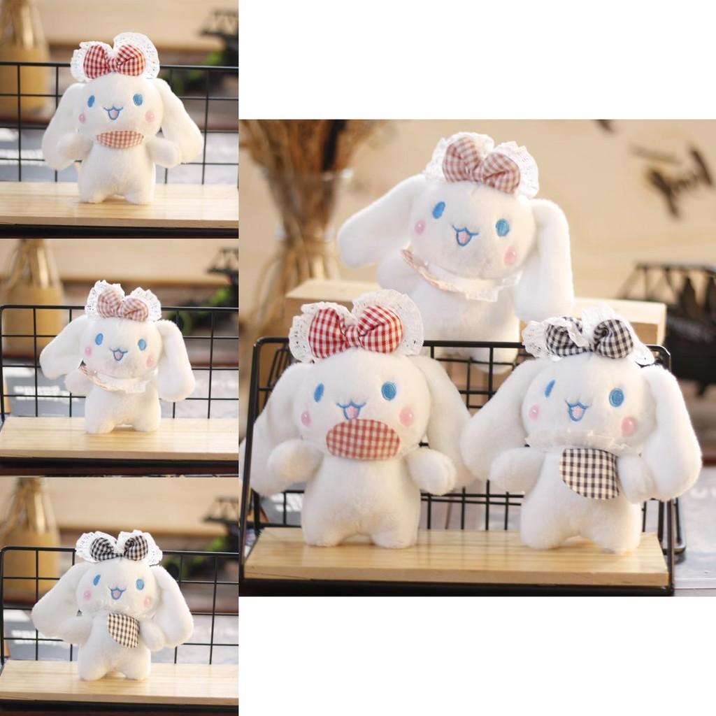 Adorable Cute Plush Toy Cinnamon Dog Keychain Soft Bunny Doll Bag Charm
