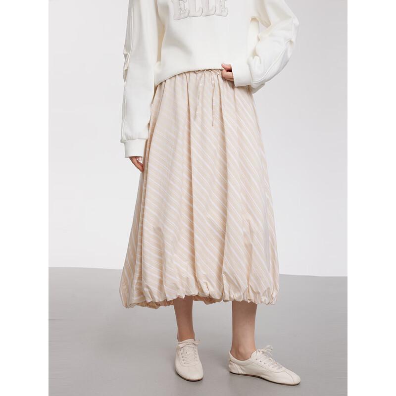 

ELLE Women s French Design High-Waisted Tulip Skirt XL