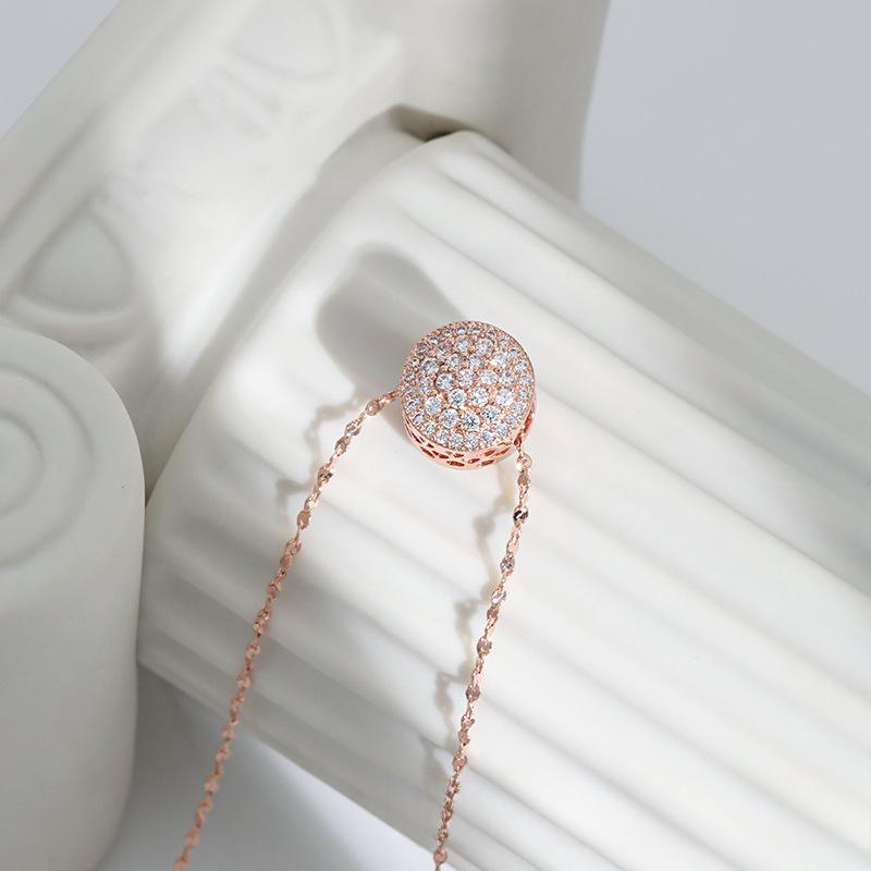 

Оригинальный дизайн ожерелья из полных бриллиантовых бусин, бриллиантовая подвеска, модное круглое цыганское ожерелье с переводными бусинами