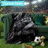 Custom Name Blanket Antonio Spurs Logo Blanket Bedding Blanket for Travel, Camping, Living Rooms, Offices, Sofas, Fan Christmas gift