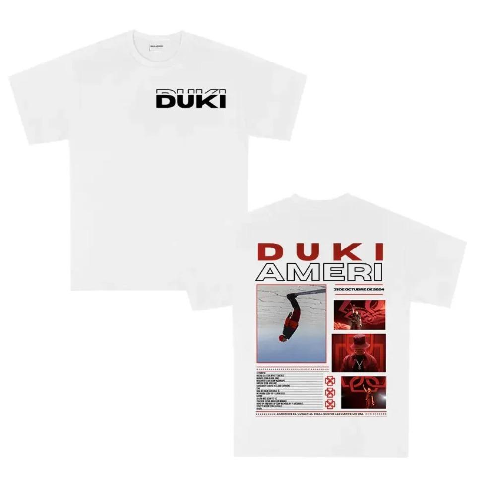

Rapper Duki Antes De Ameri 2025 new album T Shirts Men s Hip Hop punk gothic T-shirt Harajuku Oversized Tshirt Streetwear XXXXXL белый