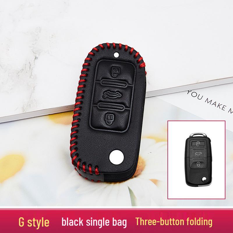 2020 Model Enhanced Car Key Case and Keychain