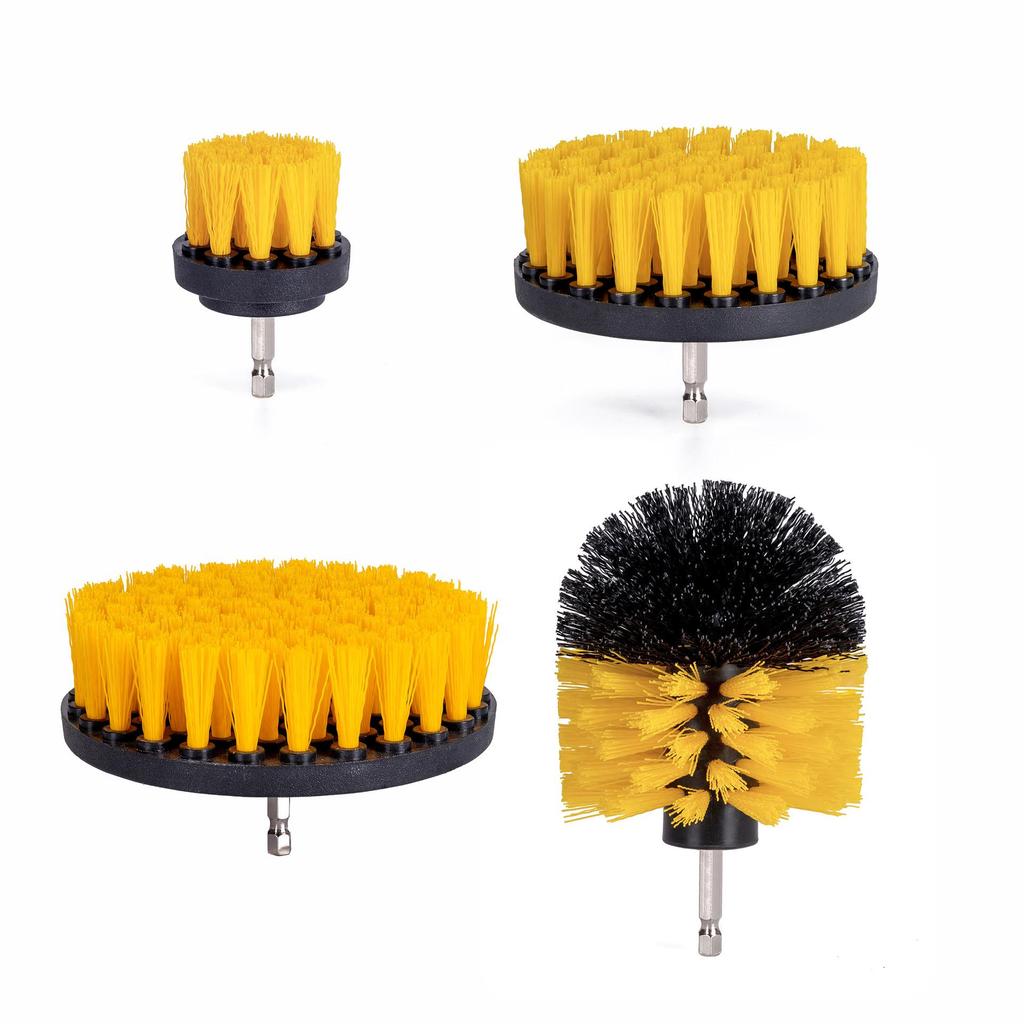 6-Piece Electric Drill Cleaning Brush Set