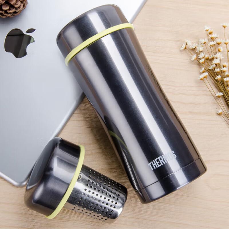 Кружка-термос THERMOS TCCG-400 из нержавеющей стали с ситечком для чая
