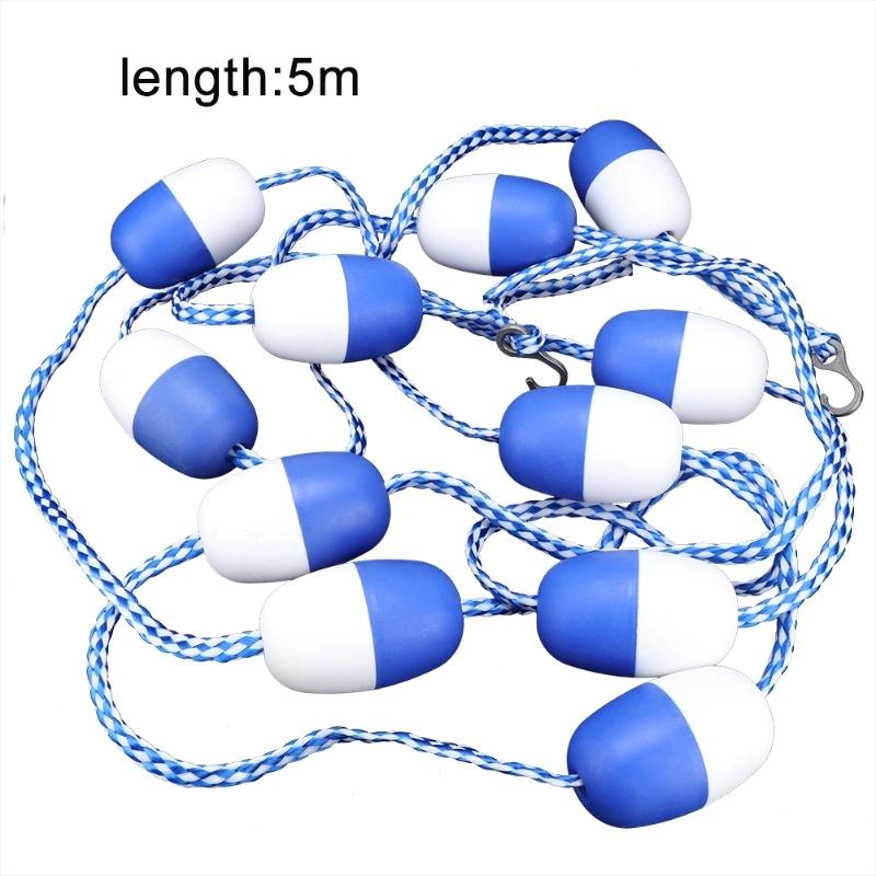 5m Swimming Pool Safety Divider Rope Floating Rope Lane Line Pool Equipment (11 Balls)