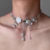 2025 Punk Necklace: Irregular Y2K Subculture Clavicle Chain for Men & Women