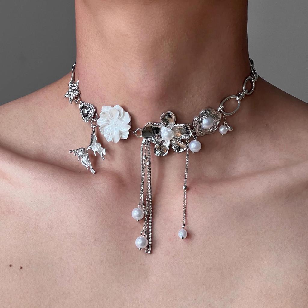 2025 Punk Necklace: Irregular Y2K Subculture Clavicle Chain for Men & Women