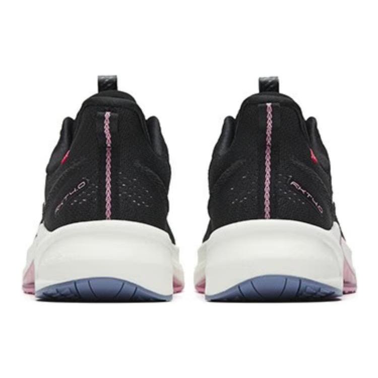 Anta Rocket 4.0 Cushioned Wear-Resistant Breathable Low-Top Running Shoes Women's Black Purple 122245530-8