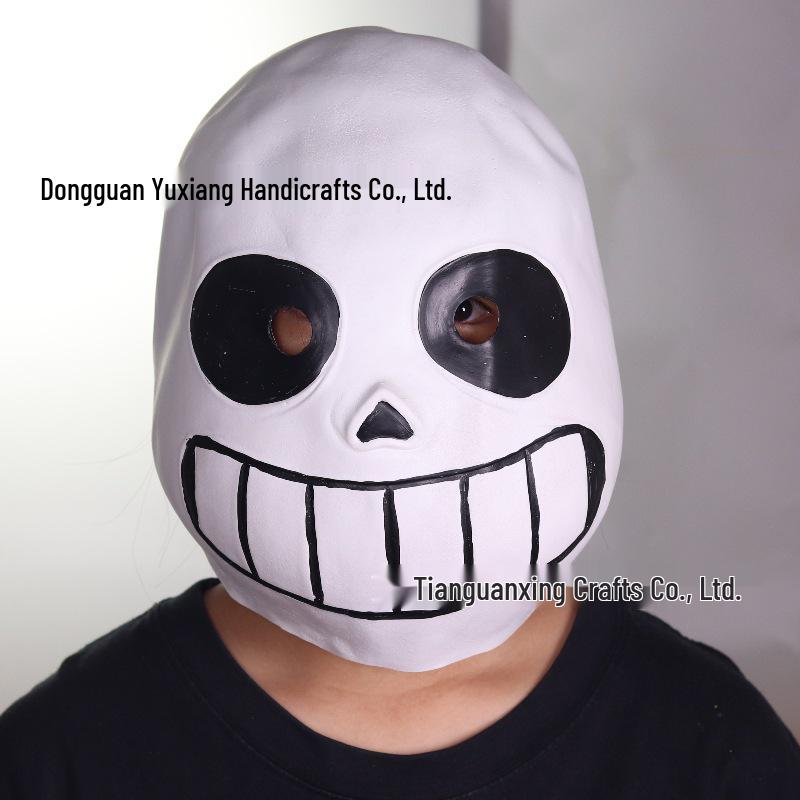 Legendary UnderTale Sans Latex Mask for Halloween Cosplay or Pranks