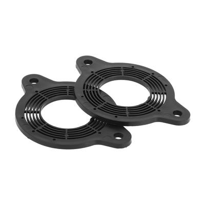 TUCKBOLD Distanční kroužek pro reproduktor Středotónový reproduktor Distanční adaptér pro Toyota Vodotěsný reproduktor Subwoofer Montážní distanční kroužek Racket Ring Černý 2ks