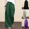 Pantaloni larghi a gamba larga larghi da donna primaverili ed estivi