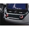 For Corolla Cross   Air Condition Knob Button Ring Cover Decor Pair
