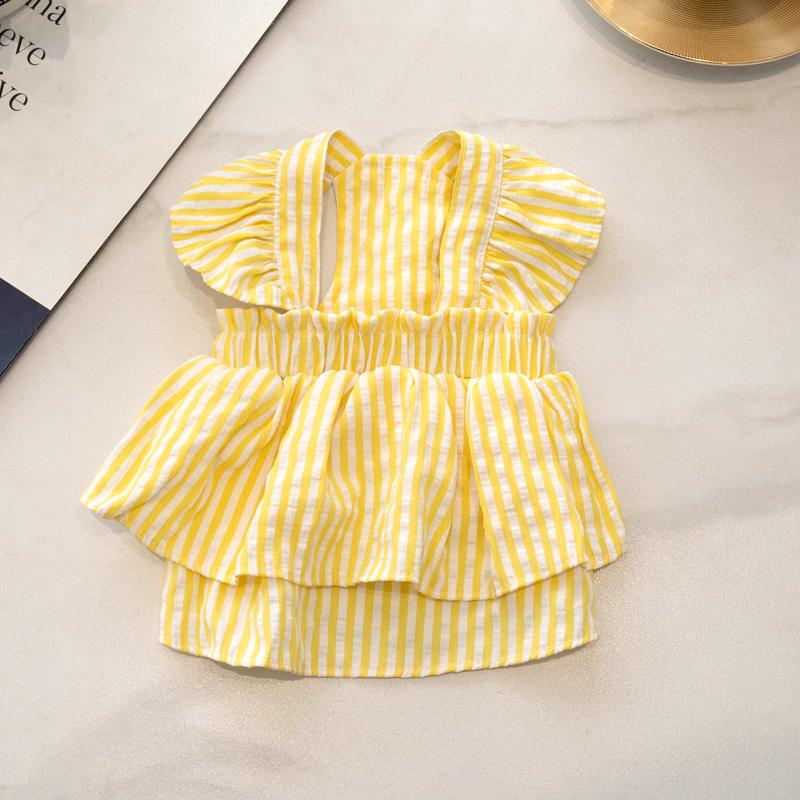 

Pet Dog Clothing Dress Cat Clothes Yorkshire Terrier Pomeranian Maltese Bichon Frise Poodle Schnauzer Dog Costumes Puppy Apparel 3XL жёлтый