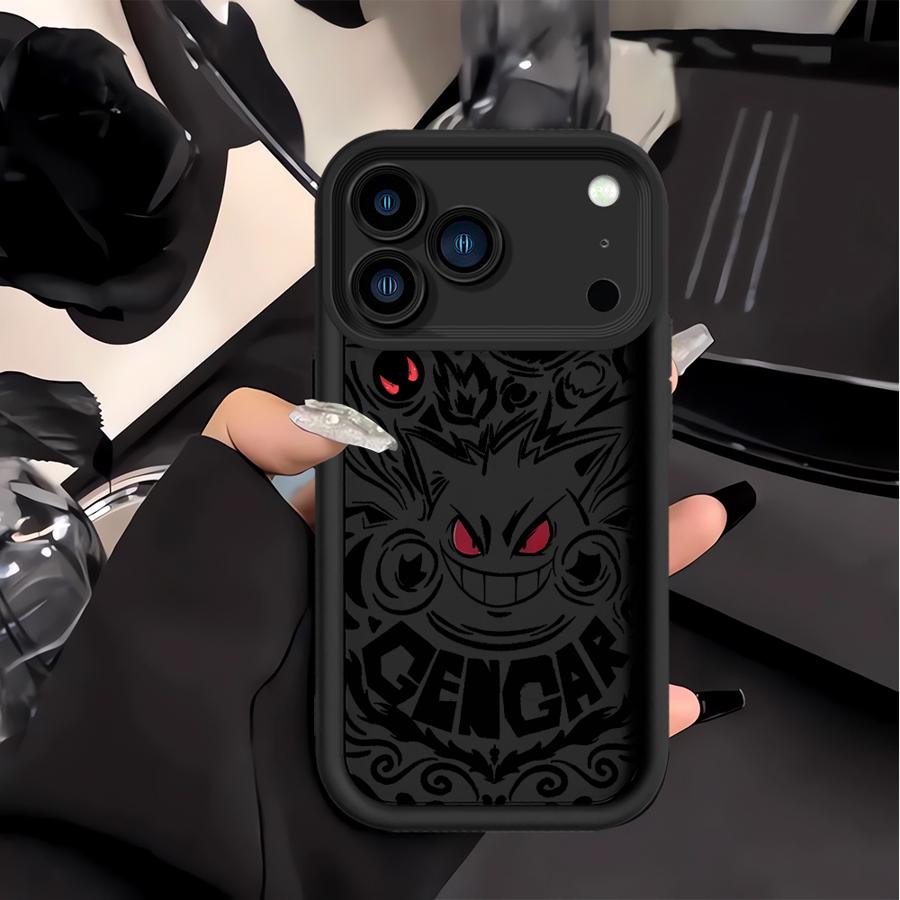 

Pokemon Gengar Phone Cover Case for Apple iPhone 17 Pro Max 16 11 15 XS 14 Plus XR Air 13 Mini 16e 12 iPhone17 Pro