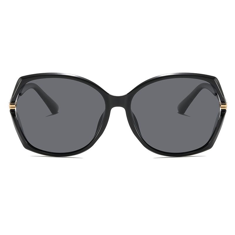 Polarized Sunglasses Women'S Summer Uv Protection Retro Sunglasses Big Face Thin Mother Glasses