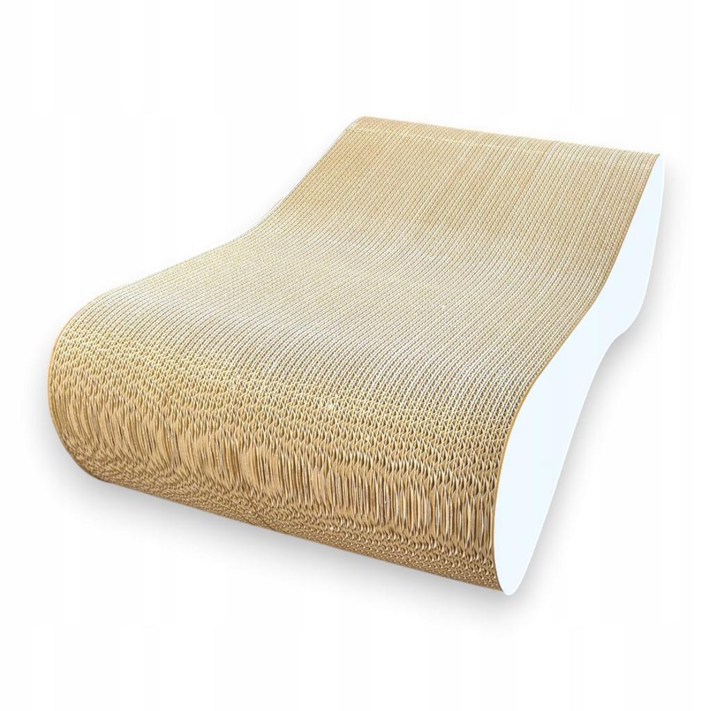Mimi cat scratching post | white 40cm | 70x23x40 cm | MruuPruu