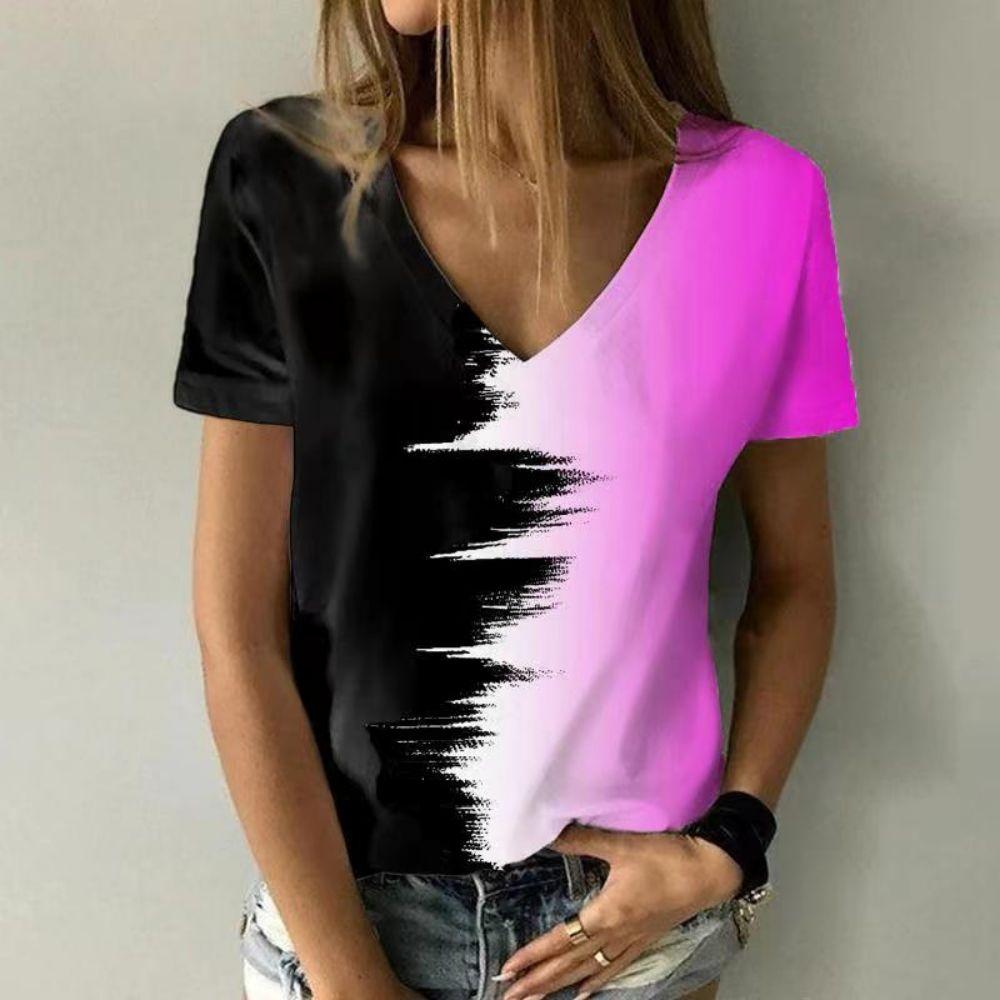 S-8XL Plus Size T-shirt For Women 3D Short Sleeve Tees Tops Casual Ladies T-shirts Oversized Harajuku Women Clothing