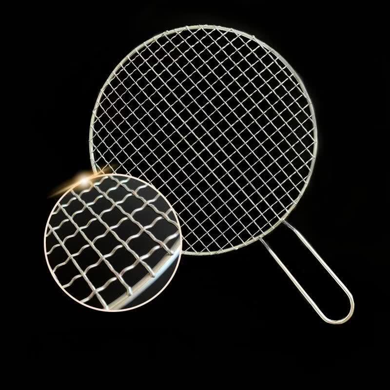 Oeny Round BBQ Grill Mesh with Handle