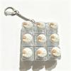 Foods Clicker Fidget Keychain Stress Relief Finger Keyboard Cap  Children Adults