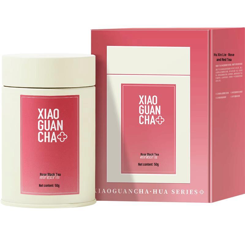 Xiao Guan Tea Hua Series Rose Black Scented Tea Gift Box