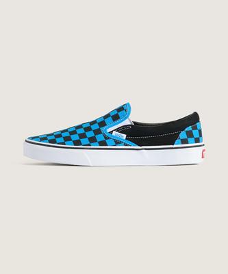 Vans Classic Slip-On - (Checkerboard) Bright Azure / Vn000Dahfnm1