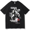 I Wanna Be Your Slave Maneskin T-shirt Italská rocková kapela T-shirt Muži Ženy Vintage Hip Hop Oblečení Streetwear Vysoce kvalitní měkké