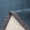 New Thick 0.5 Embroidered Latex Mat Solid Color Anti-slip Foldable Machine Washable Mat.