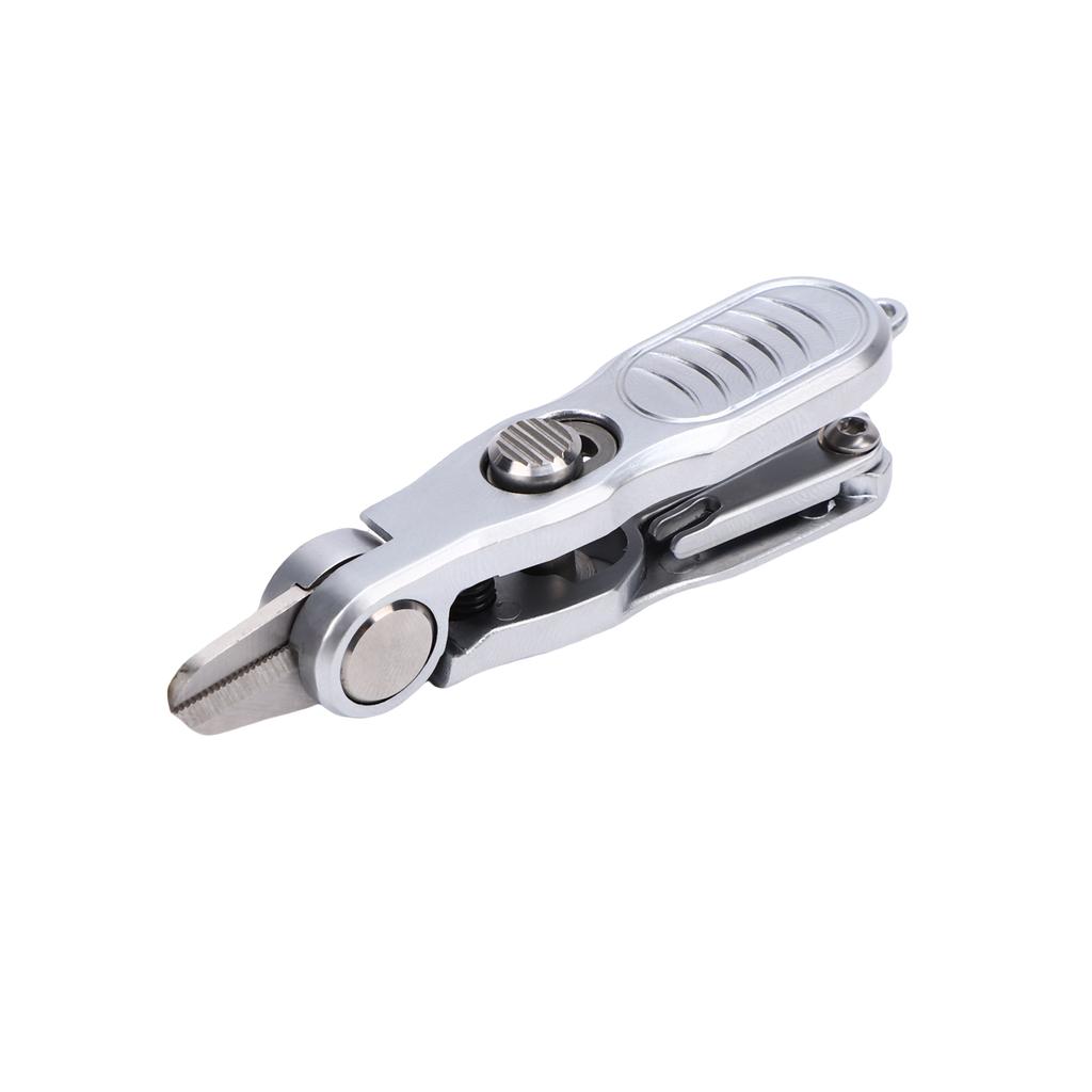 Fishing Line Cutter, Stainless Steel   Line Clippers, Portable   Line Scissors with Retractor, Hook Eye Cleaner and Knot Tying Tool, Angler F