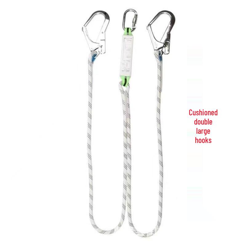 Outdoor High-Altitude Safety Rope: Polyester Construction, Portable Design.