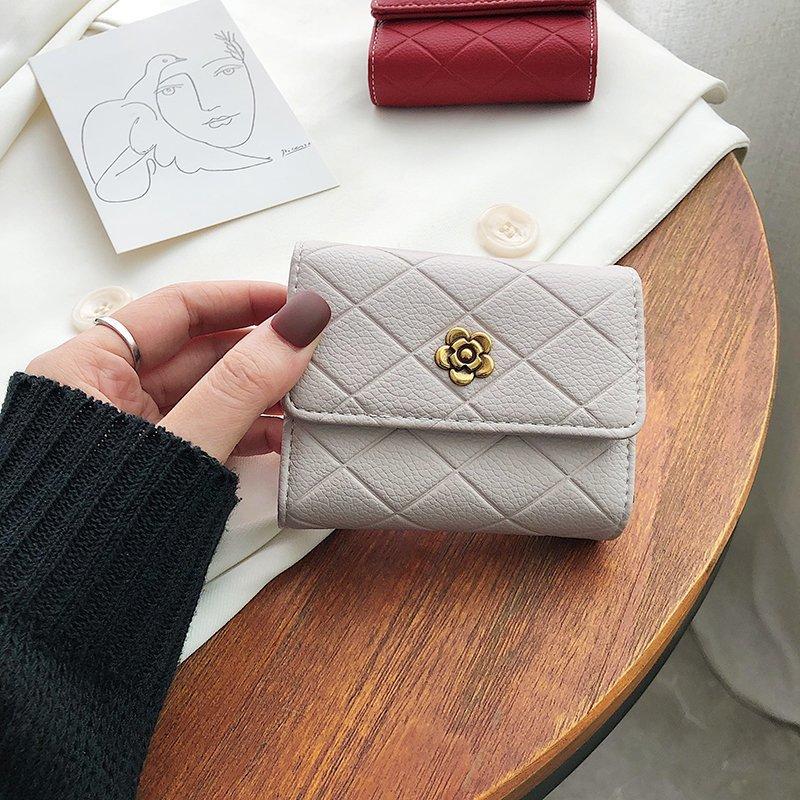 

Women s bag Women s short wallet Multi-card change bag Fashion small money bag сірий колір