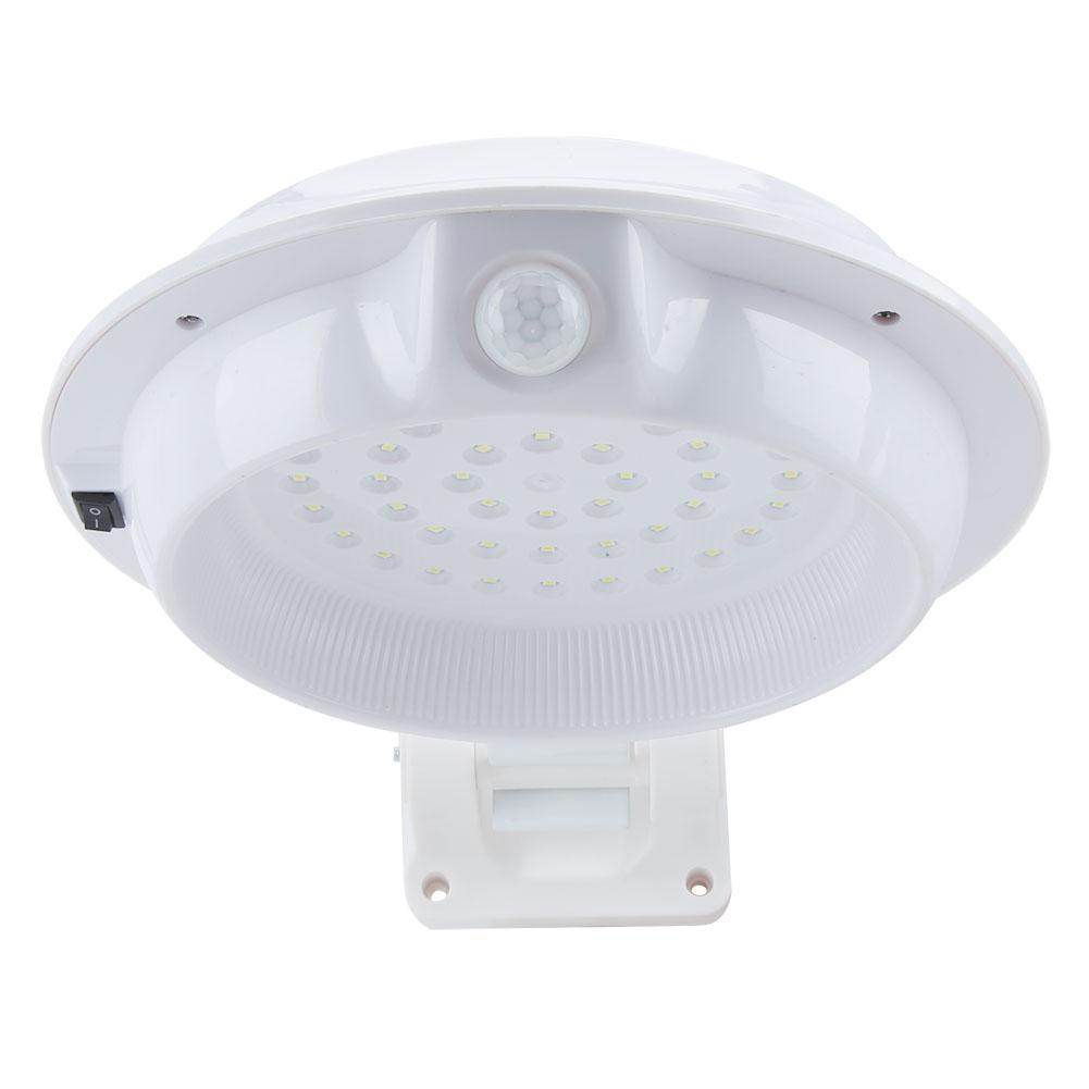 48 LEDs Waterproof Garden Yard Solar Powered Outdoor Light Sensor Wall LampWhite Light