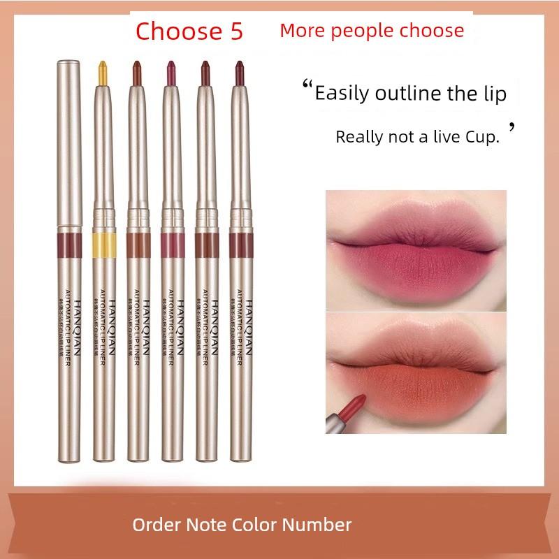 Li Jiaqi Recommend Lip Liner Waterproof Sweat-Proof Long-Lasting Genuine Goods Non-Fading Non-Decolorizing No Stain On Cup Matte Lipstick Pen