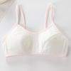 4Pcs/Lot Girls Brassiere Cotton Underwear Back Buckle Design Adolescent Girls Training Bras Breathable Teenage Girl Tops Bra