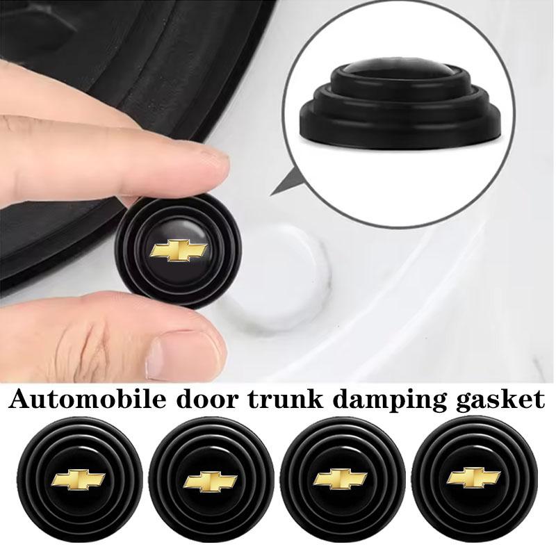Car Door Silicone Anti Shock Pad Universal Trunk Sound Insulation Pad For Chevrolet Colorado Cruze Spark Captiva Malibu Trax LC2