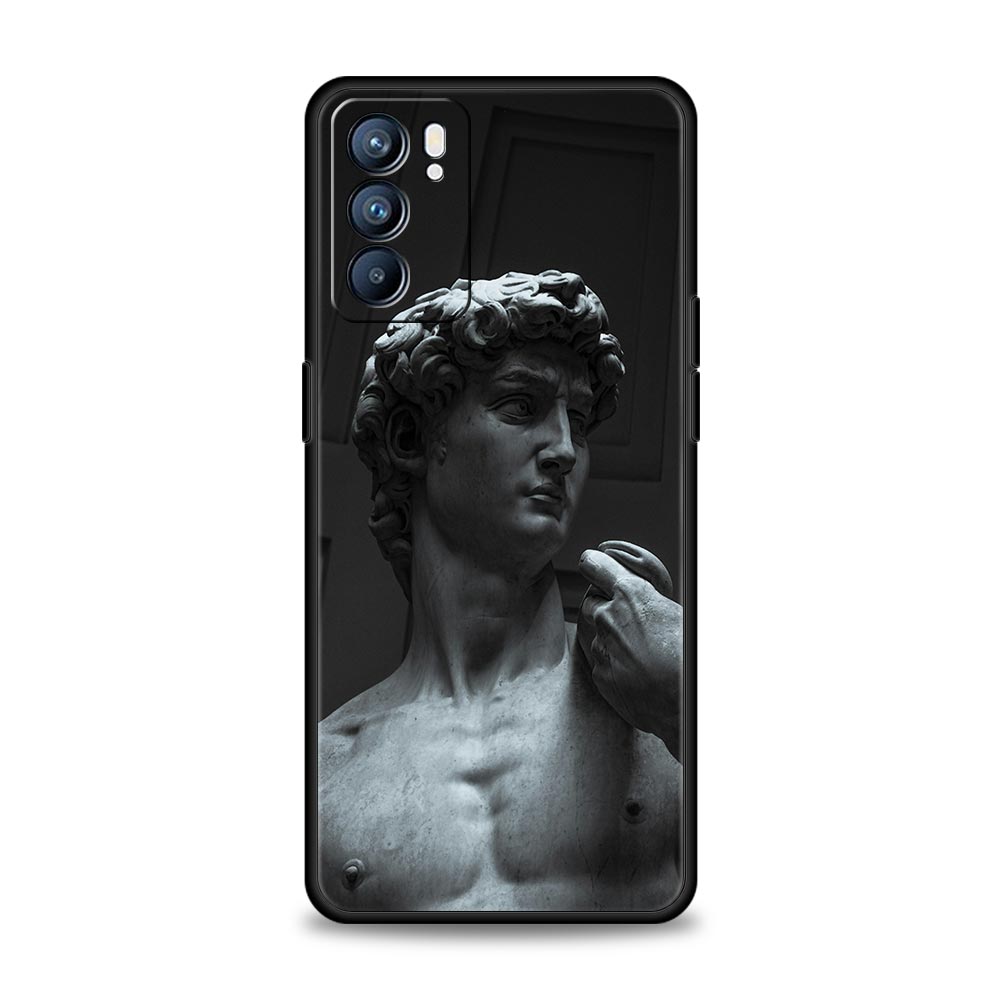 Ancient greek sculpture Phone Case For Oppo A54 A53 A52 A15 A95 A16 A78 A79 A80 A98 4G Find X5 X6 Reno10 12 13 F Pro 5G Cover