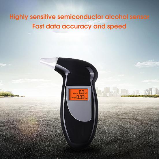 Alcohol Tester High Accuracy Professional Battery Powered Digital Handheld Drunk Driving Tester for Home
