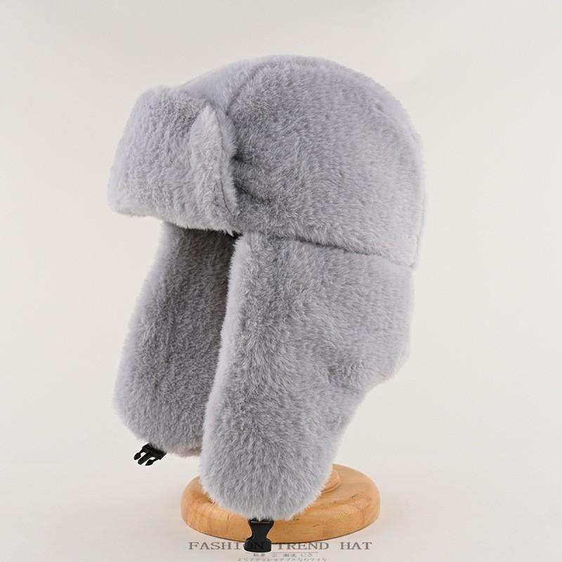 Thunderhead Cap Men's Fall and Winter Warm Cotton Cap Children's Mask Cap Plush Ear Protection Cycling Cap Europe and The United States