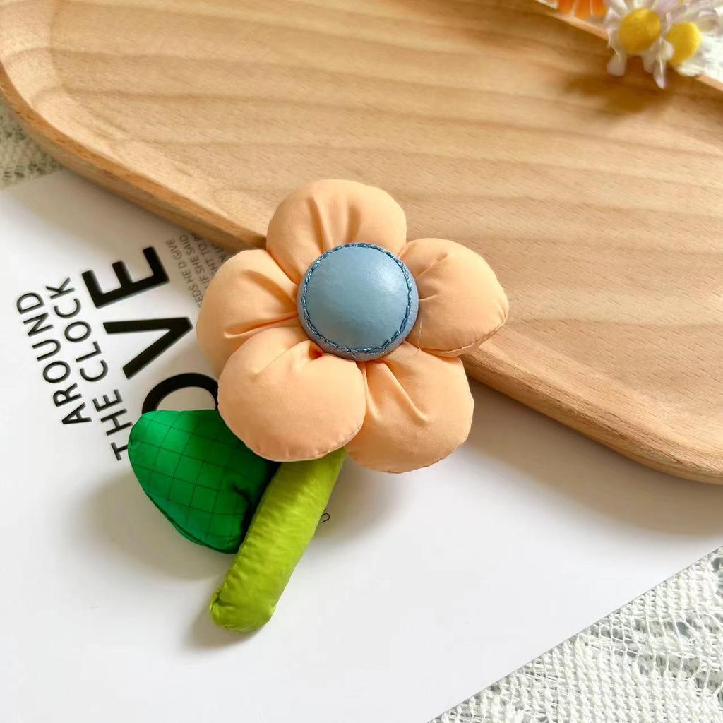 Summer Pastoral Fabric Flower Accessories: Shoes, Socks, Hair Clips, DIY Bag & Clothing