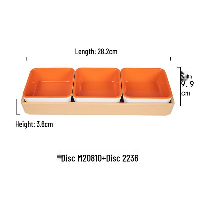 Melamine Snack & Dessert Platter