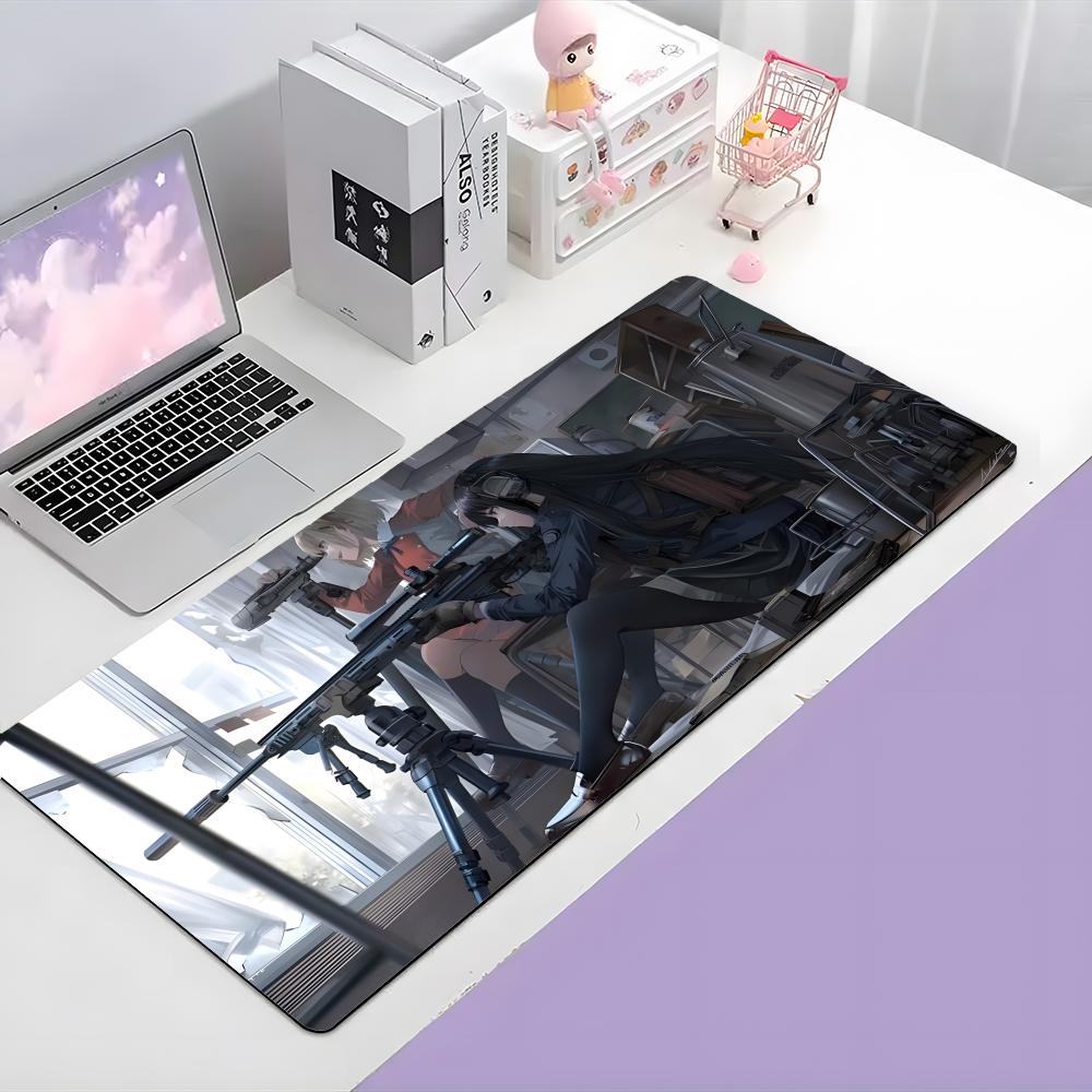 Game Tactical Ggirls Frontline Mouse Pad Large Gaming Mousepad With Thick Stitched Edge Nonslip Desk Mat